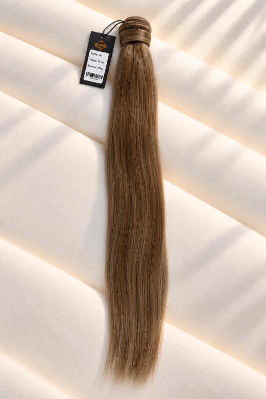 Echthaar Ponytail – 55 cm | 100 g | Farbe 16