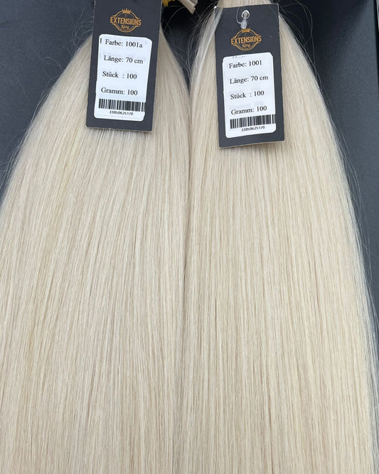 #1001  73cm Keratin Bondings Platinblond
