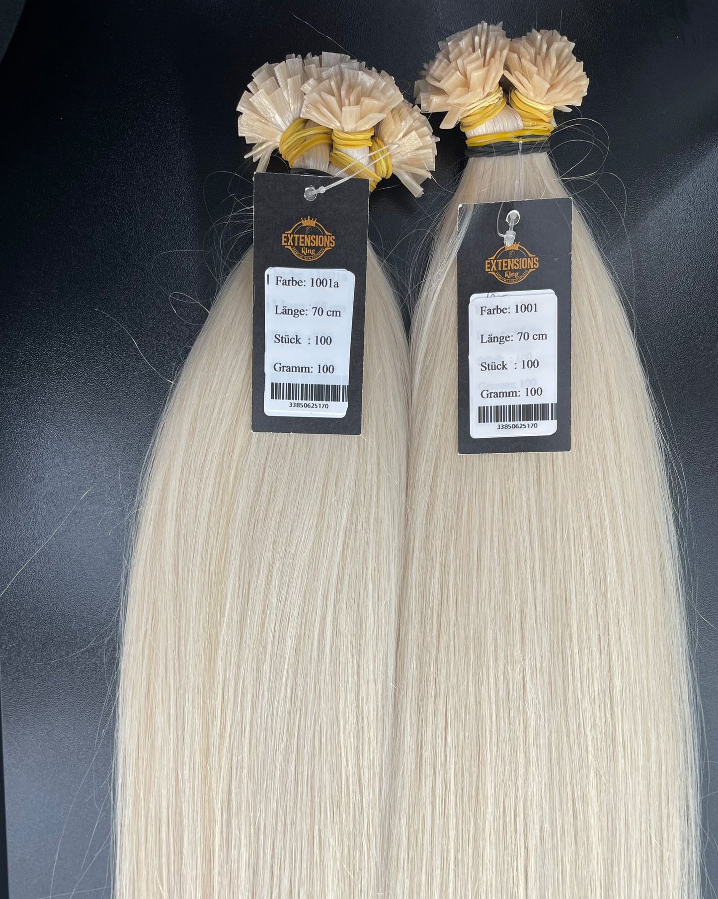 #1001  73cm Keratin Bondings Platinblond