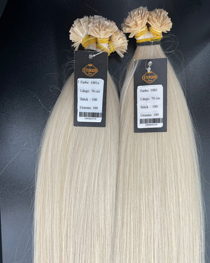 #1001  73cm Keratin Bondings Platinblond