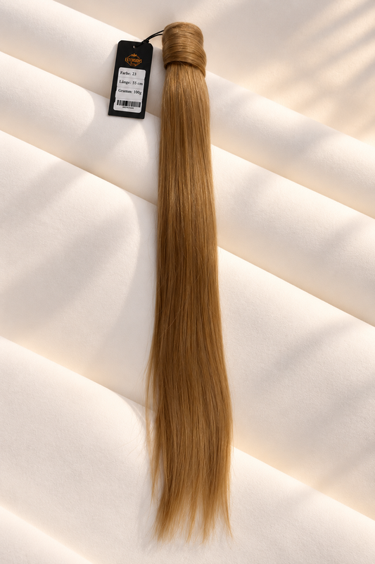 Echthaar Ponytail – 55 cm | 100 g | Farbe 26
