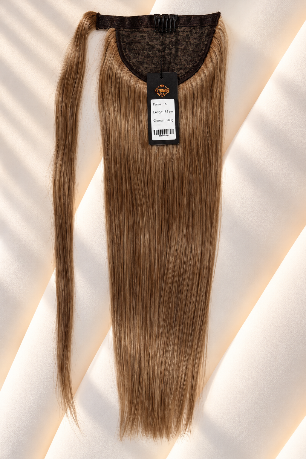 Echthaar Ponytail – 55 cm | 100 g | Farbe 16