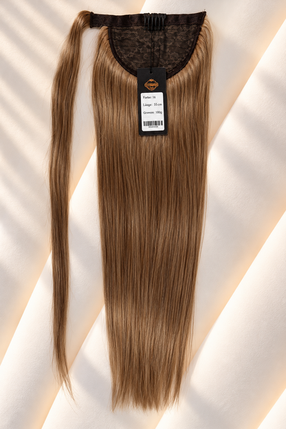 Echthaar Ponytail – 55 cm | 100 g | Farbe 16